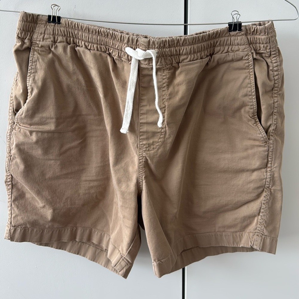 J. Crew 6” Stretch Dock Short Medium in Khaki/Tan Drawstring Shorts